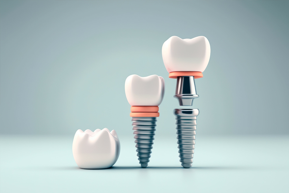 Partes de un implante dental unitario en Sevilla